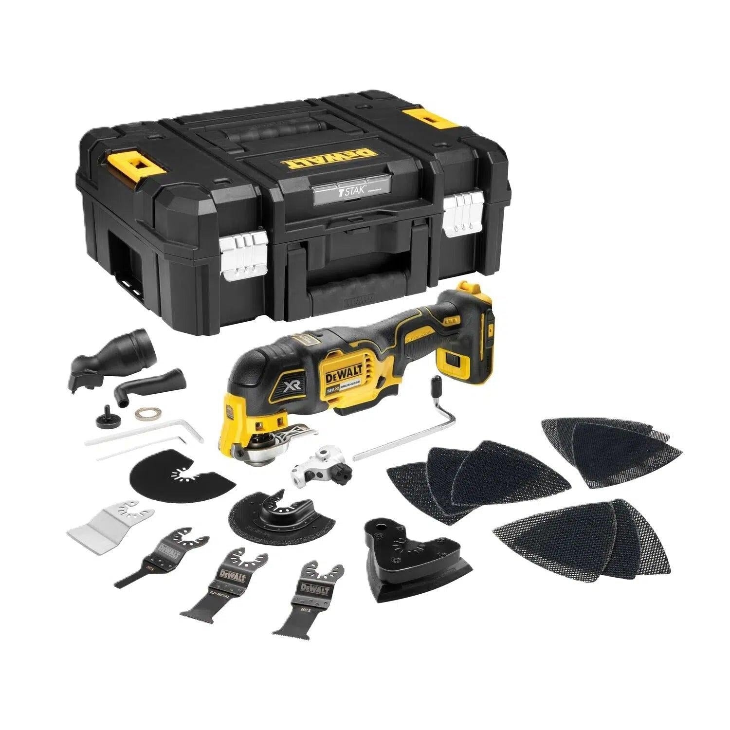 DeWALT DCS356NT-XJ Oscillating multitool excl. batteries and charger in TSTAK