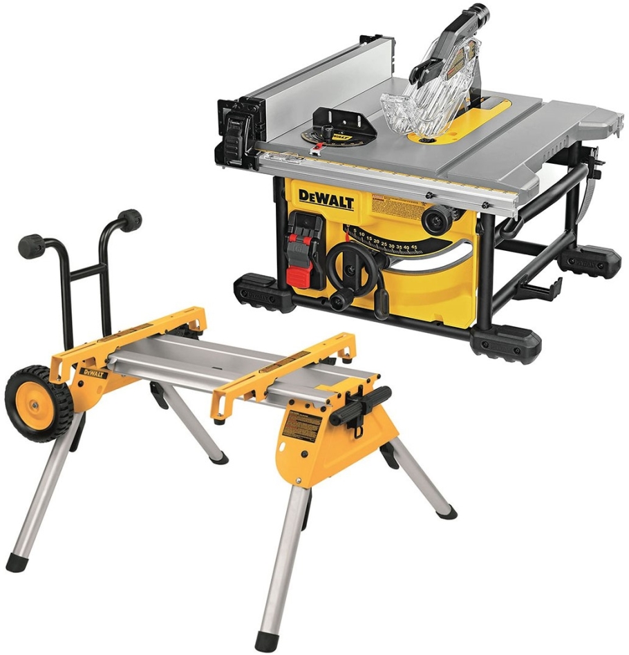 DeWalt DWE7485RS-QS 210mm precision table saw DE7400 stand