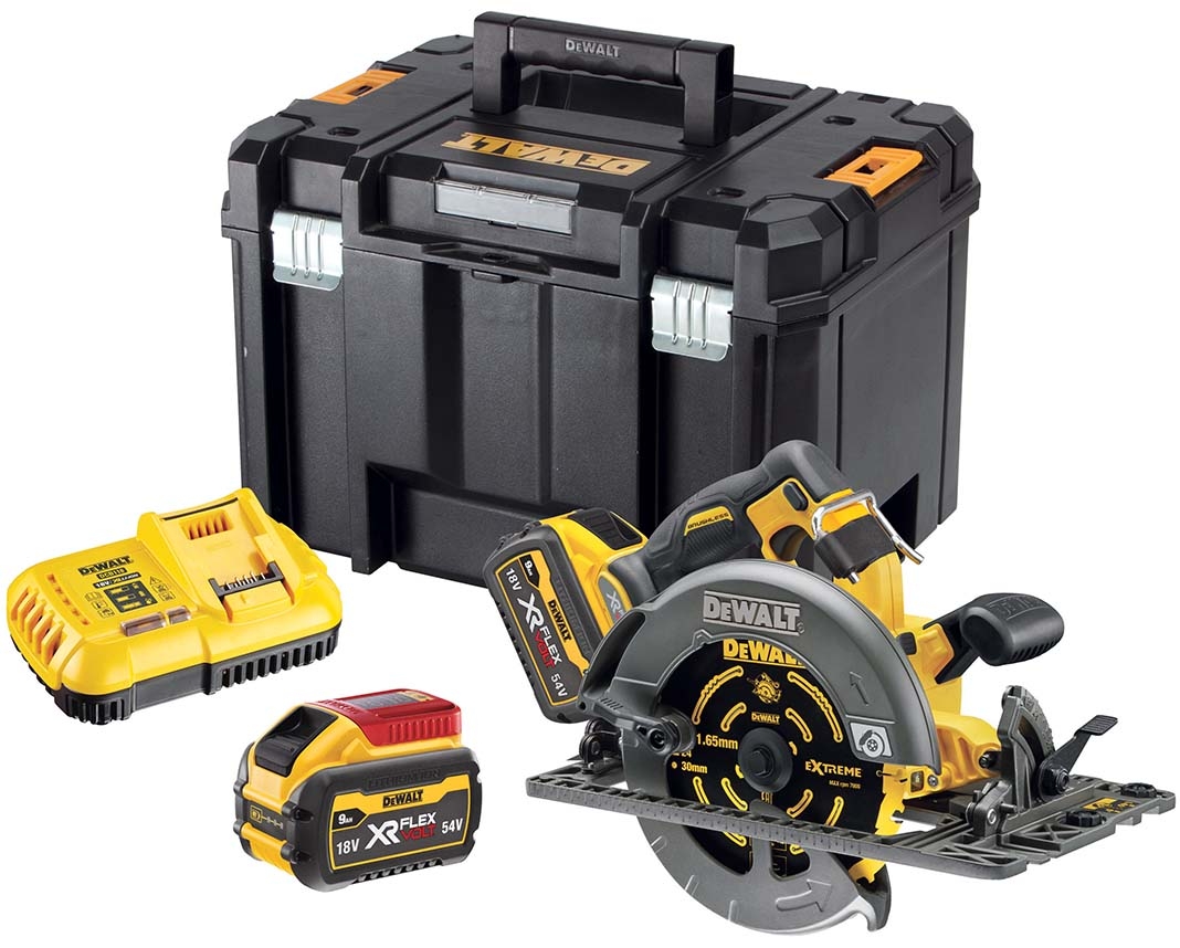 DeWALT DCS579X2-QW XR FlexVolt 54 Volt 9.0Ah Li-Ion Circular Saw 190 mm