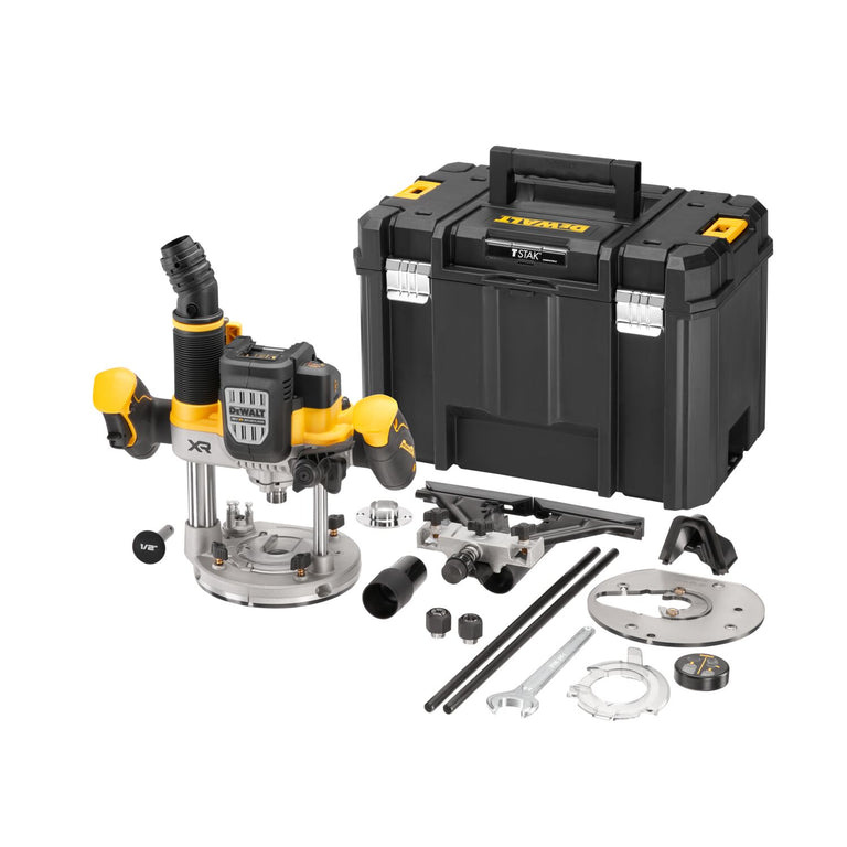 DeWalt DCW620NT-XJ 18V XR 12mm router excl. battery and charger in TSTAK