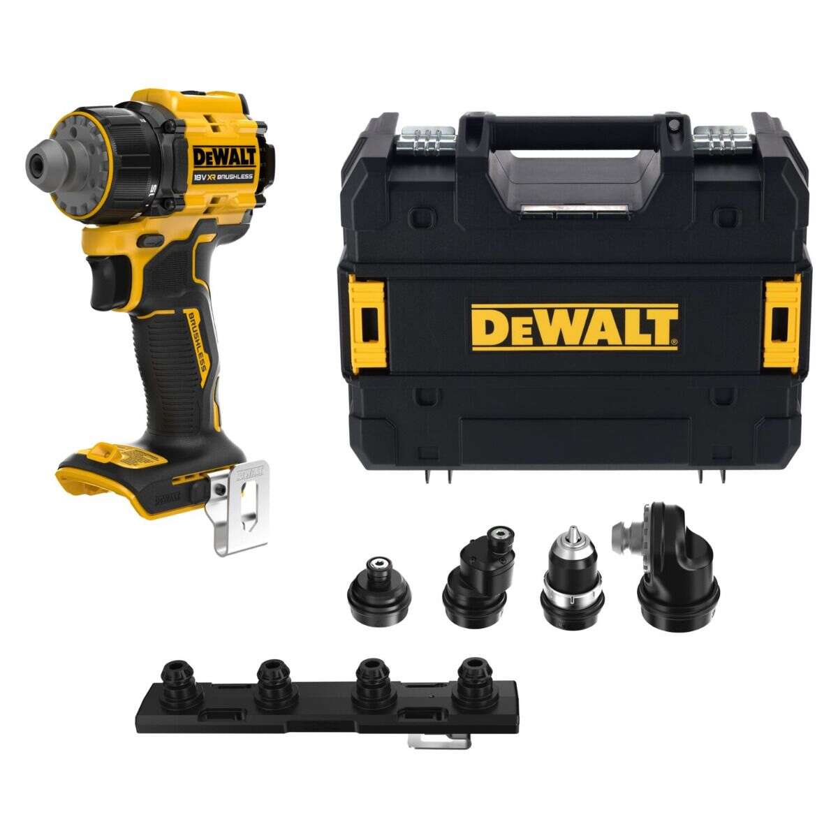 DEWALT DCD803NT-XJ​ XR Multi-head cordless screwdriver/drill excluding battery and charger in TSTAK
