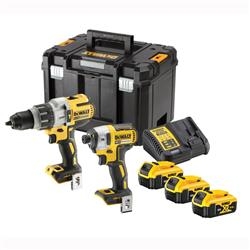 DeWALT DCK276P3T-QW Combo set 18V 3 x 5.0Ah Li-Ion - DCD996 cordless impact drill + DCF887 Impact Drill