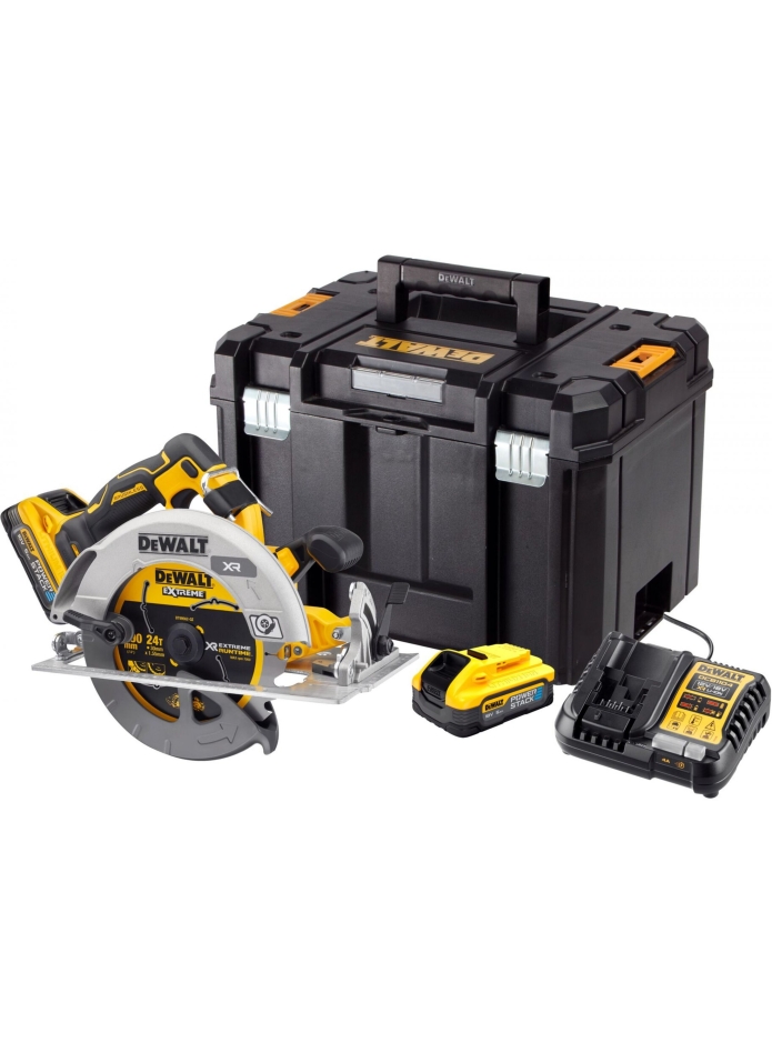 DeWALT DCS573H2T-QW XR FlexVolt Advantage Circular Saw 190 mm 18V 5.0Ah Powerstack
