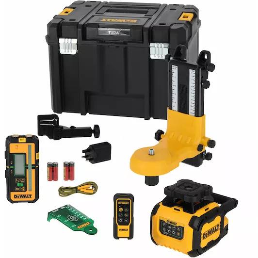 DeWALT DCLE15221G-QW​ Rotation laser Green Li-ion battery and USB-C charging cable