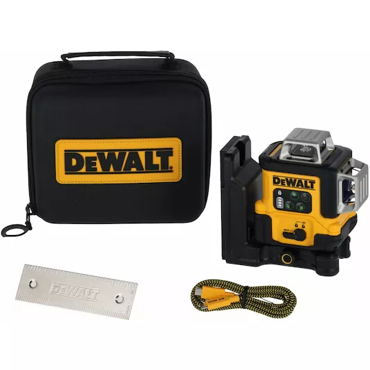 DeWALT DCLE14361GB-XJ​ 3x360&deg; Cross Line Laser Green with USB-C in case