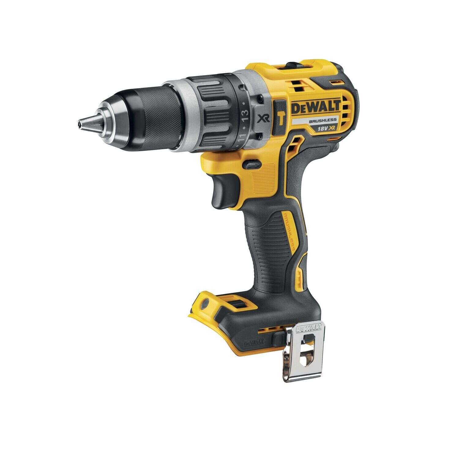 DEWALT DCD796N 18V Cordless Hammer Drill (excludes battery and charger) in a box