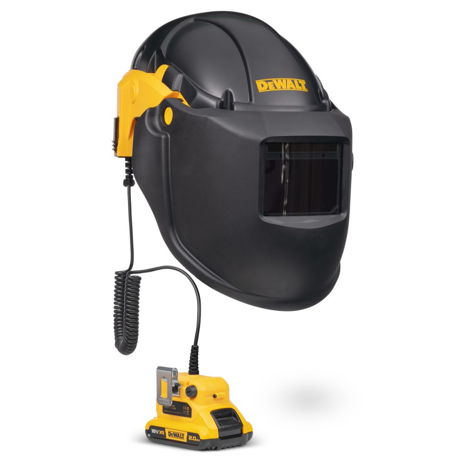 DeWALT DXPGB2WD21 Air purifying respirator with welding helmet P3 18 V 2.0 Ah
