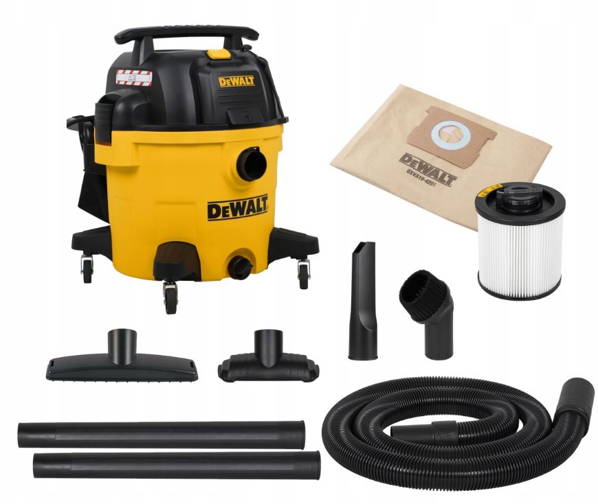 DeWalt DXV34P-QT 34L Quiet Wet/Dry Vacuum Cleaner