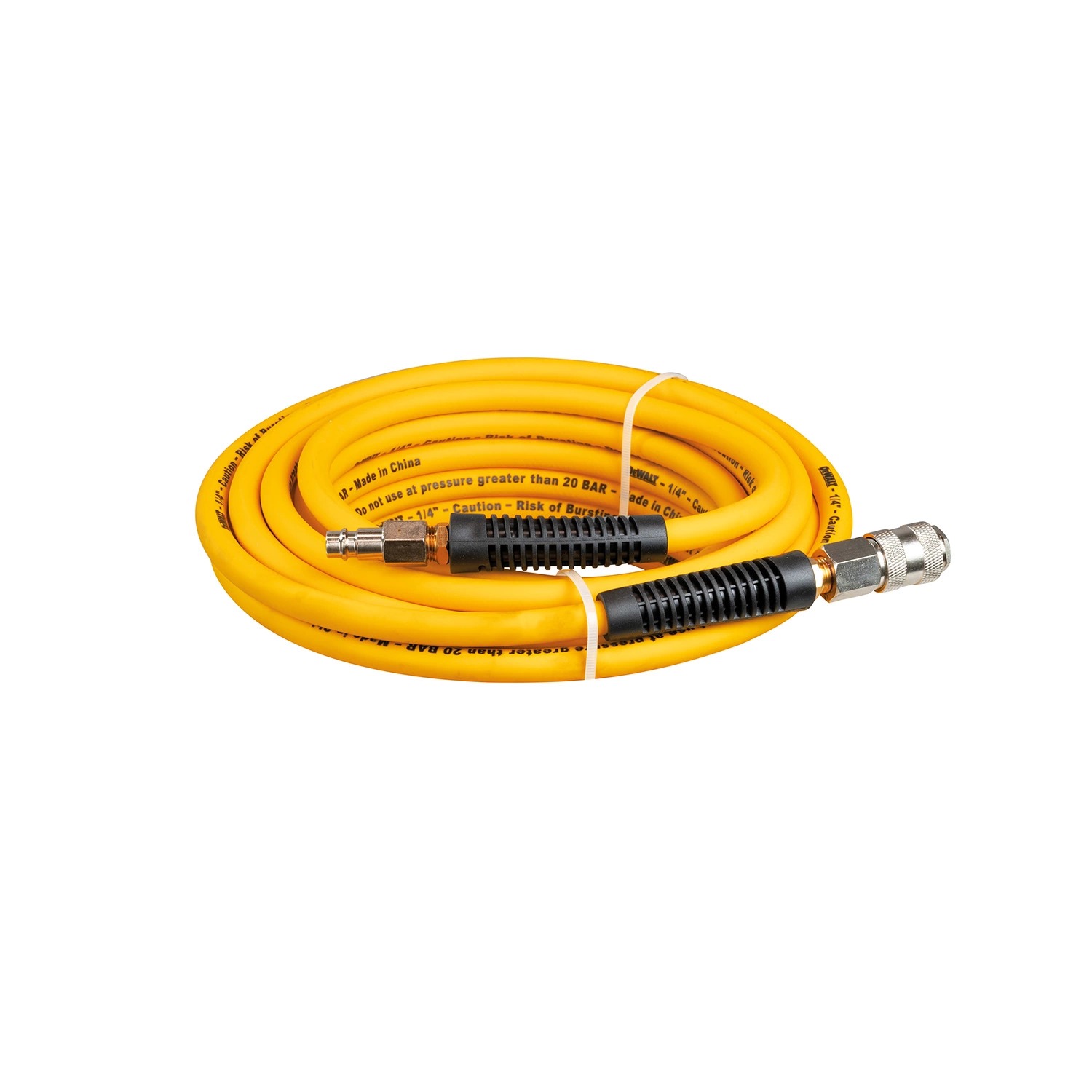 DeWalt DXCMH05E Air hose 5 m for compressor &Oslash;8x12mm incl. quick connectors