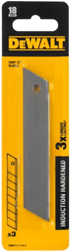 DeWalt Accessories DWHT11719-0 Spare cutter blade 18mm (3 pieces)