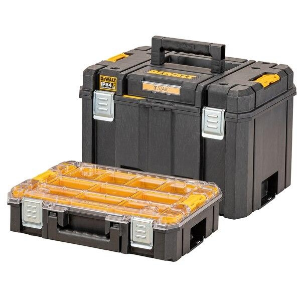 DeWalt Accessories DWST83520-1 T-STAK 2.0 VI Deep Tool Storage Case + Organizer