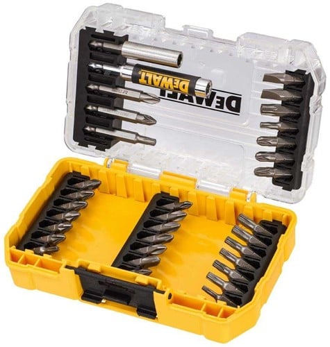 DeWalt Accessories DT70712-QZ 19-piece concrete drill bits (4mm-8mm) and screw bit set with Tough Case