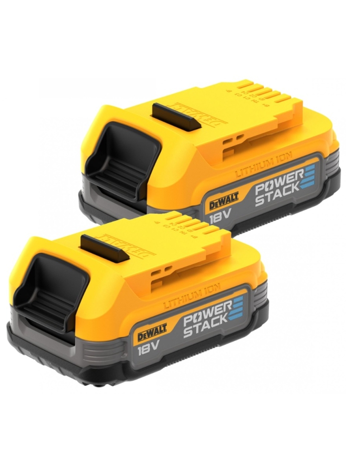 DeWALT Accessories DCBP034E2-XJ Twinpack 18V XR 1.7Ah POWERSTACK Battery