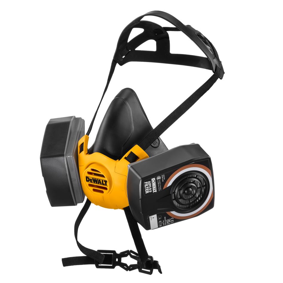 DEWALT Accessories DXIR1HMMA2P3 Lightweight half mask with A2P3 Filters - Size M