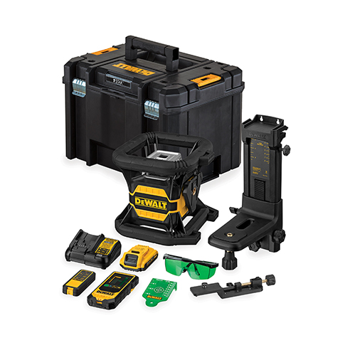 DeWalt DCE080D1GS-QW DCE080D1GS Rotating Laser Green 18 Volt 2.0 Ah Li-ion with Bluetooth