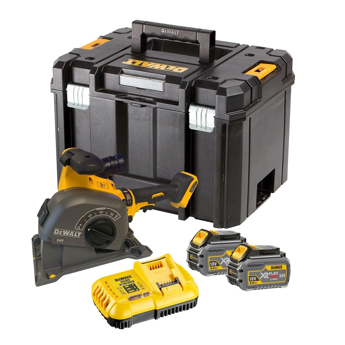 DeWalt DCG200T2-QW DCG200T2 Trencher Flexvolt 54 Volt 6.0 AH Li-ion 0-32 mm