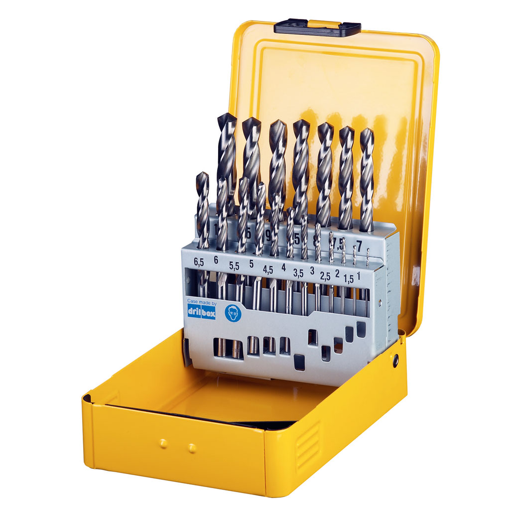 DeWalt Accessories DT5923-QZ DT5923 19-piece HSS-G drill bit set in metal box