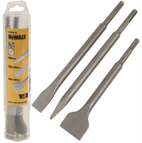 DeWalt Accessories DT60330-QZ 3-piecee SDS-Plus chisel set