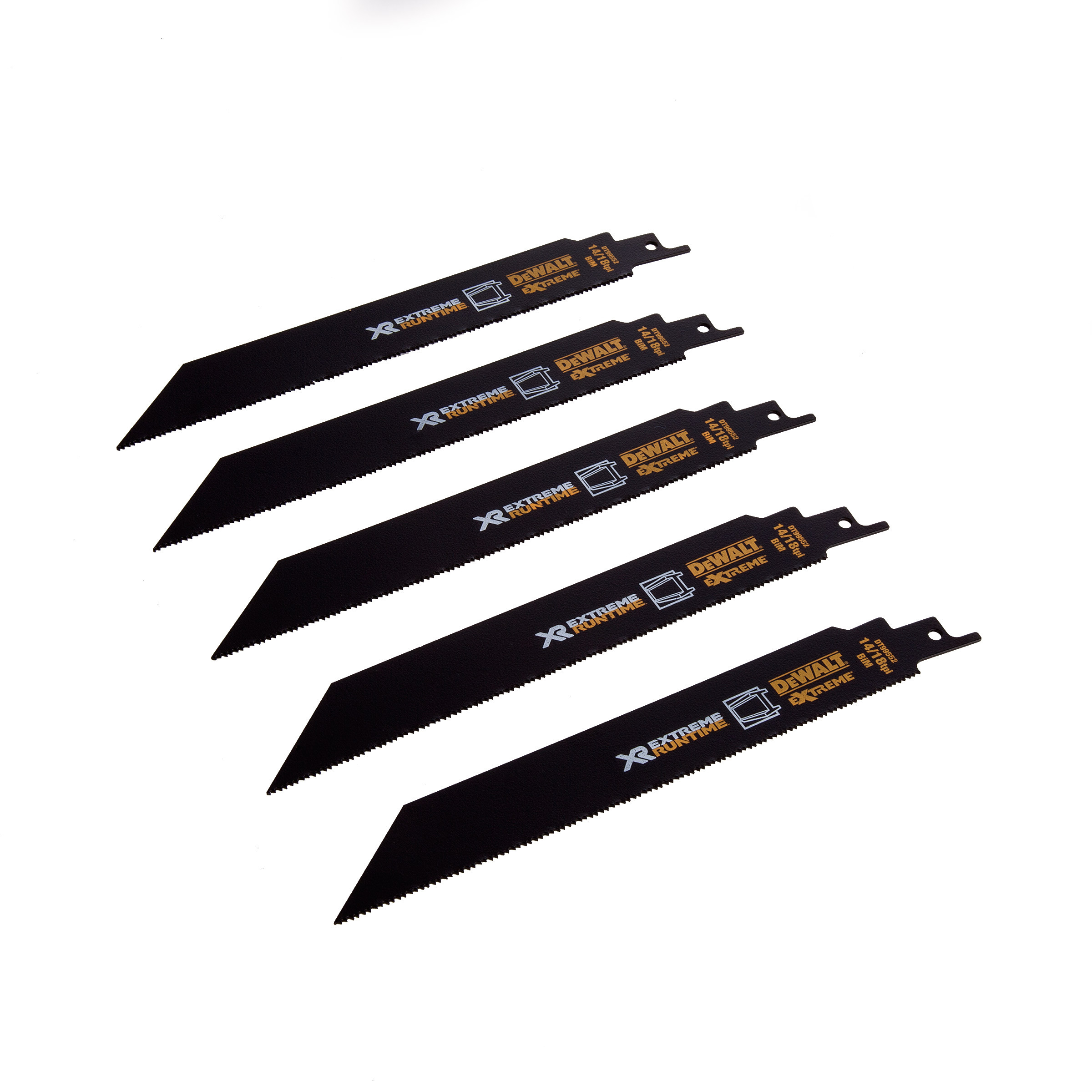 DeWalt Accessories DT99552-QZ XR 203 mm 14/18TPI Metal rip saw blades (5 pieces)