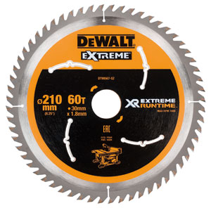 DeWalt Accessories DT99567-QZ XR Circular saw blade 210 x 30 mm 60T