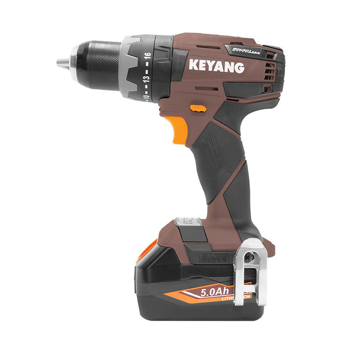Keyang DM18BL Cordless Impact Power Drill/Screwdriver 18V 5.0Ah Li-Ion