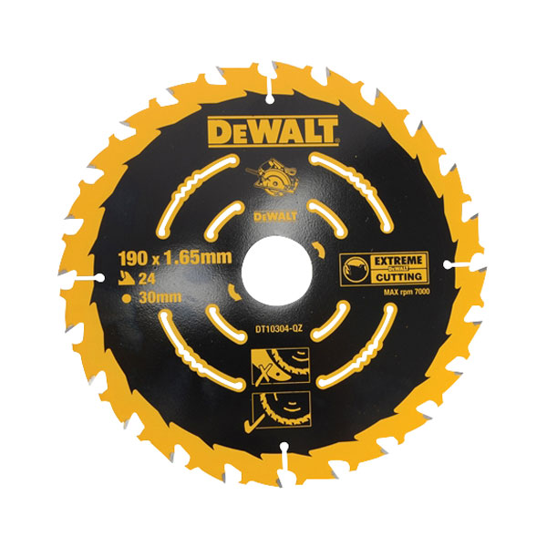 DeWALT Accessories DT10304-QZ Saw blade 190x30x24t, Extreme, notch 1,65mm