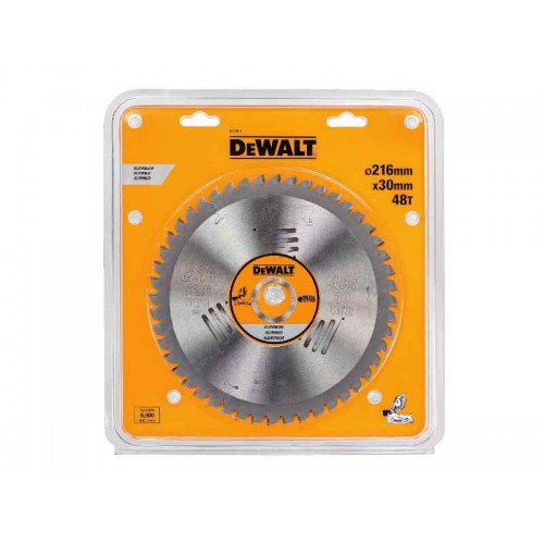DeWalt Accessories DT1914-QZ DT1914 HM saw blade 216 x 30 x 48T for aluminium
