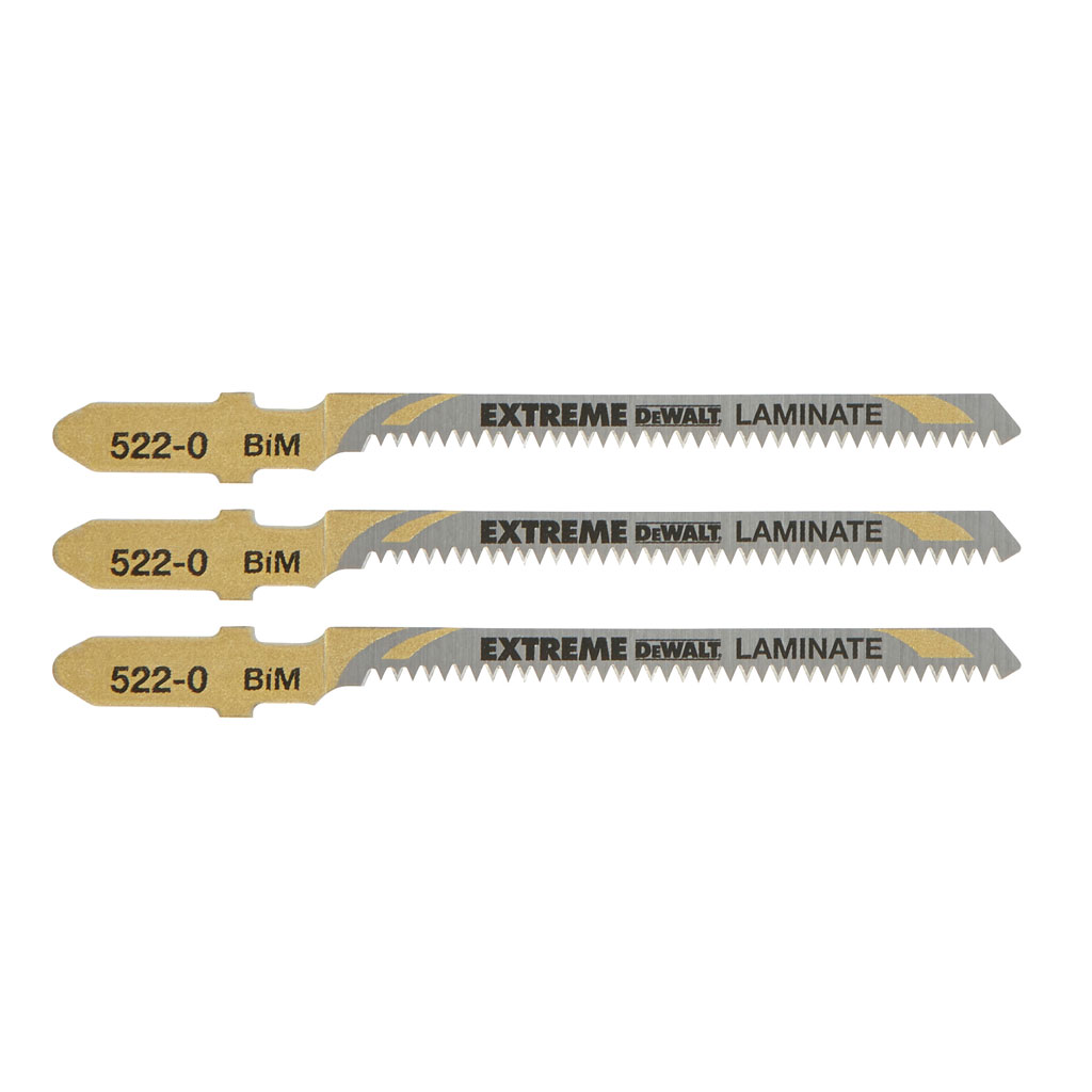 DeWalt Accessories DT2081-QZ Jigsaw blade for special steels 82 x 1.4 x 15 mm (T101AOF) 3 Pieces