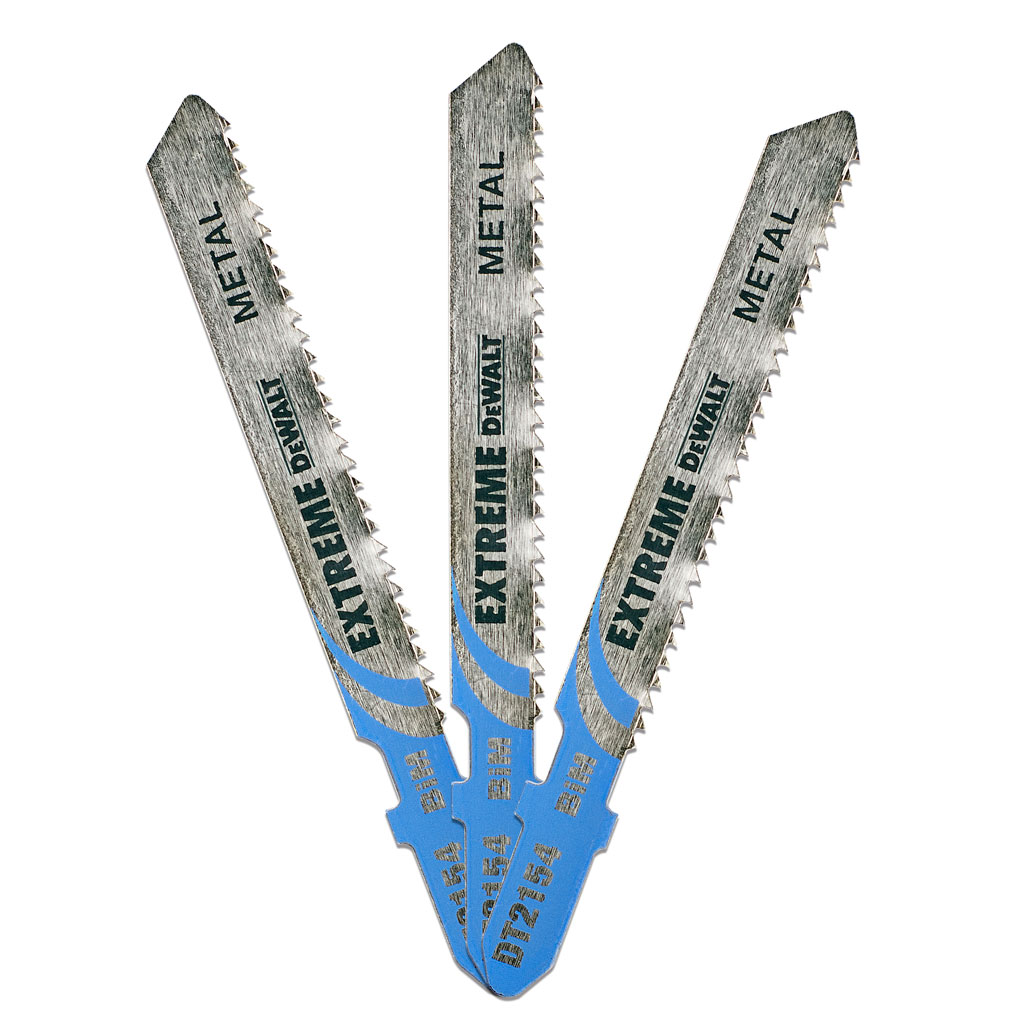 DeWalt Accessories DT2154-QZ Jigsaw blade Bi-metal 86.5 x 1.7 x 9 mm (T118BF) 3 Pieces