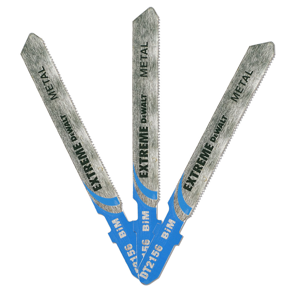 DeWalt Accessories DT2156-QZ Jigsaw blade Bi-metal 86.5 x 0.7 x 2 mm (T118GF) 3 Pieces