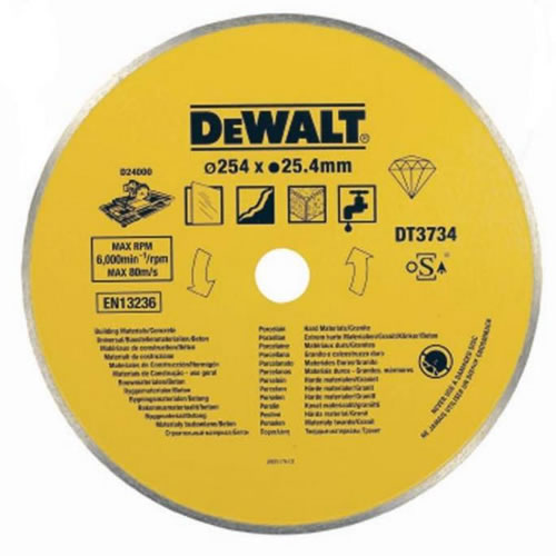 DeWalt Accessories DT3734-XJ Diamond saw blade 250x25,4 Stone