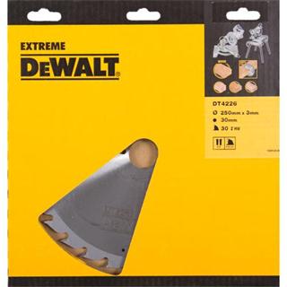 DeWalt Accessories DT4226-QZ TCT Circular saw blade, 250 x 30 x 30T WZ, 20°