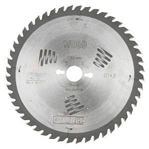 DeWalt Accessories DT4280-QZ Circular saw blade 260 x 30 x 80T TCG -5°