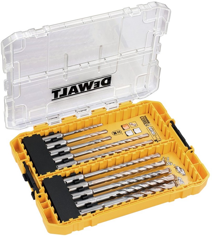 DeWalt Accessories DT70753-QZ SDS-Plus Drill Set 10-Piece in Tough Case