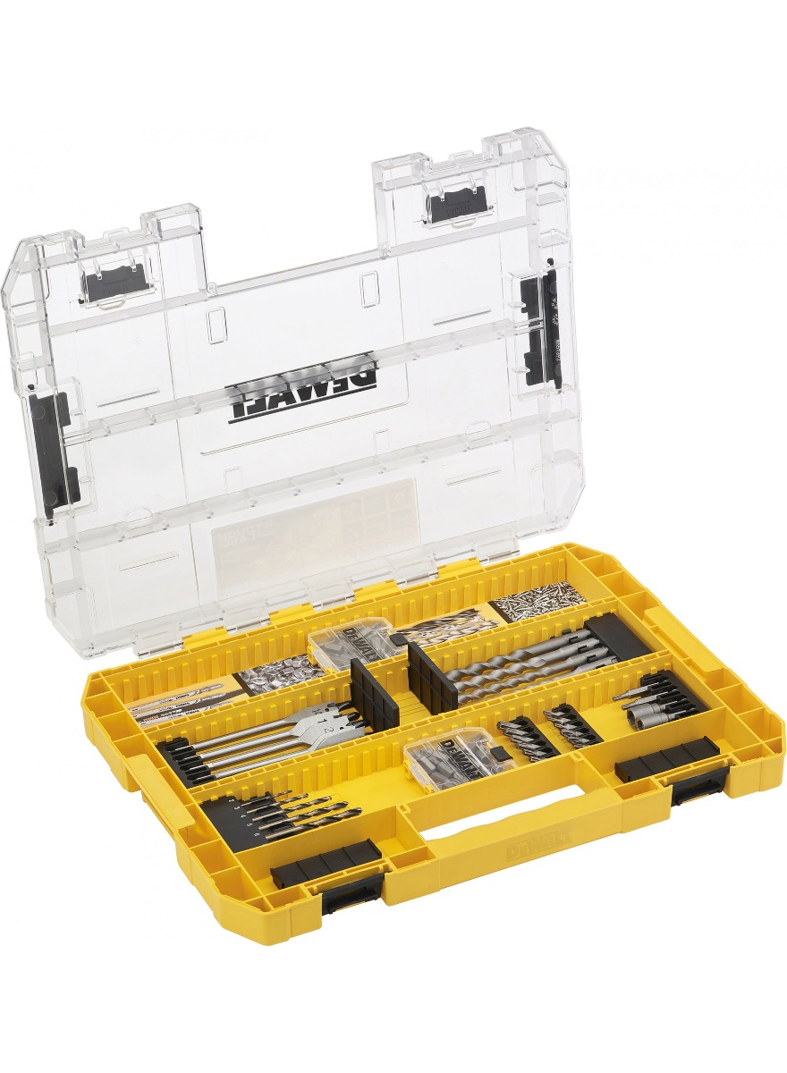 DeWalt Accessories DT70763-QZ 85-piece screw bit and drill bit set in Tough Case