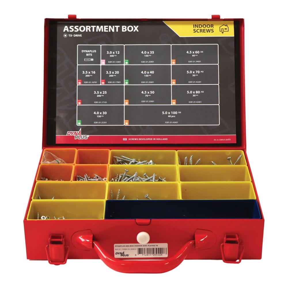 Dynaplus 0289.01.00410 Assortment case indoor galvanized TX