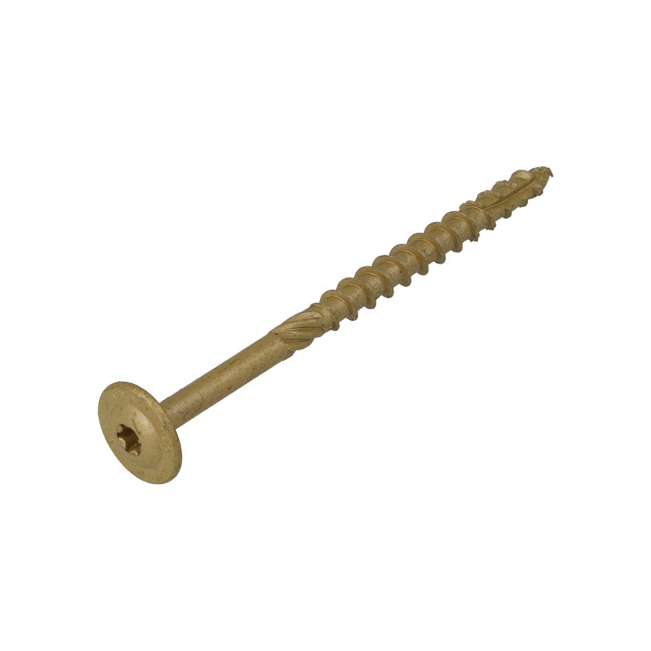 Dynaplus 0286.08.62801 Wood construction screw AR-Bronze TK +Cutting point TX-40 8.0 x 120/70 mm - 50 pieces