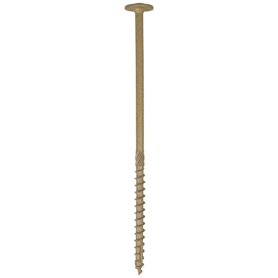 Dynaplus 0286.08.63401 Wood construction screw AR-Bronze TK +Cutting point TX-40 8.0 x 200/80 mm - 50 pieces