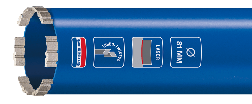 Carat EM02030050 LASER MASTER DIAMOND Drill 20x300xM30