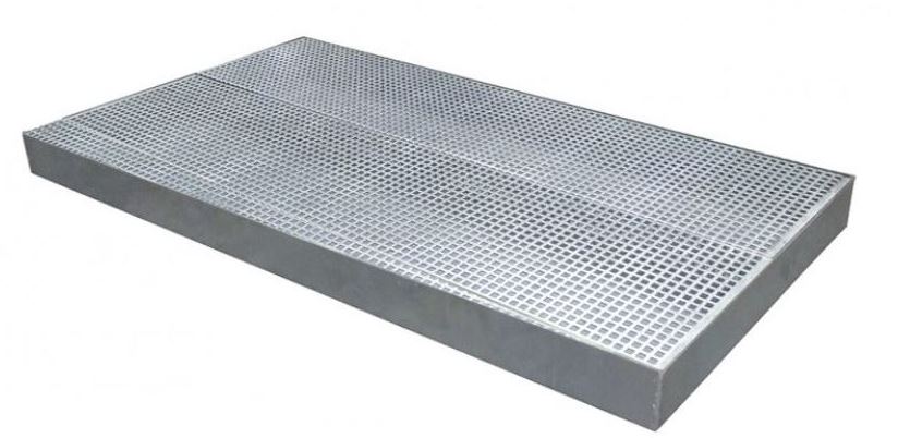 Ecospill 724576114 LBS40R Collection bin steel 40L with grid