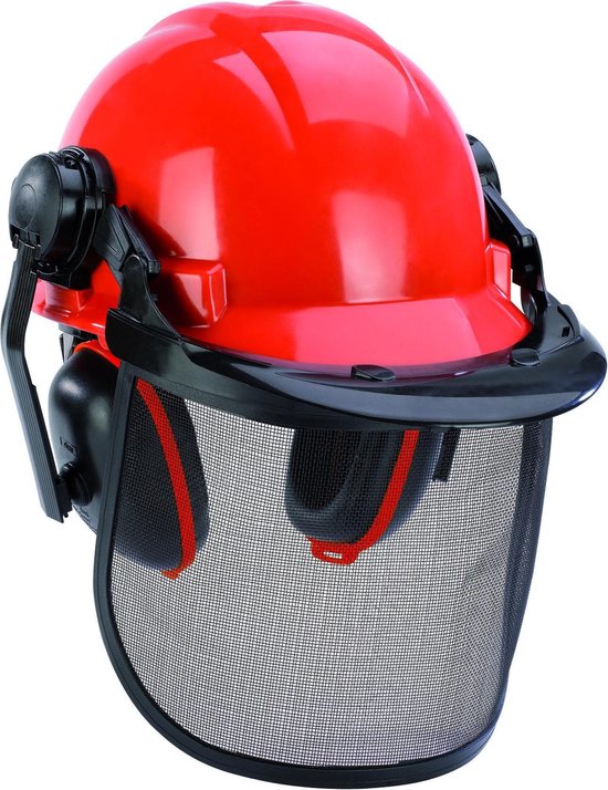 Einhell 4500480 Safety helmet with adjustable and folding visor