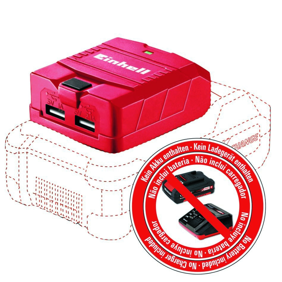 Einhell 4514120 TE-CP 18 Li USB-Solo Accu USB Powerbank