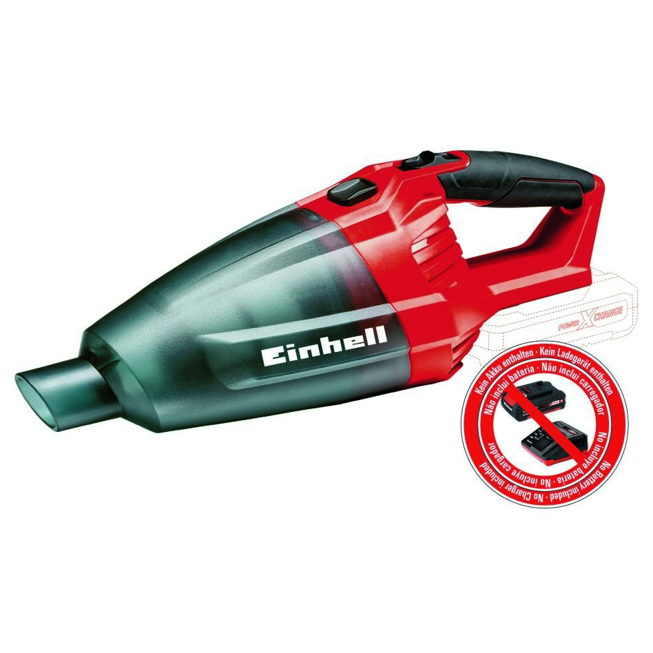 Einhell 2347120 TE-VC 18 Li-Solo cordless Hand Vacuum Cleaner 18 Volt excl. batteries and charger