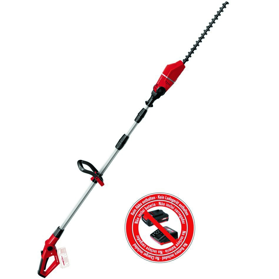 Einhell 3410866 GE-HH 18/45 Li T-Solo Cordless Telescopic Hedge Trimmer without batteries and charger