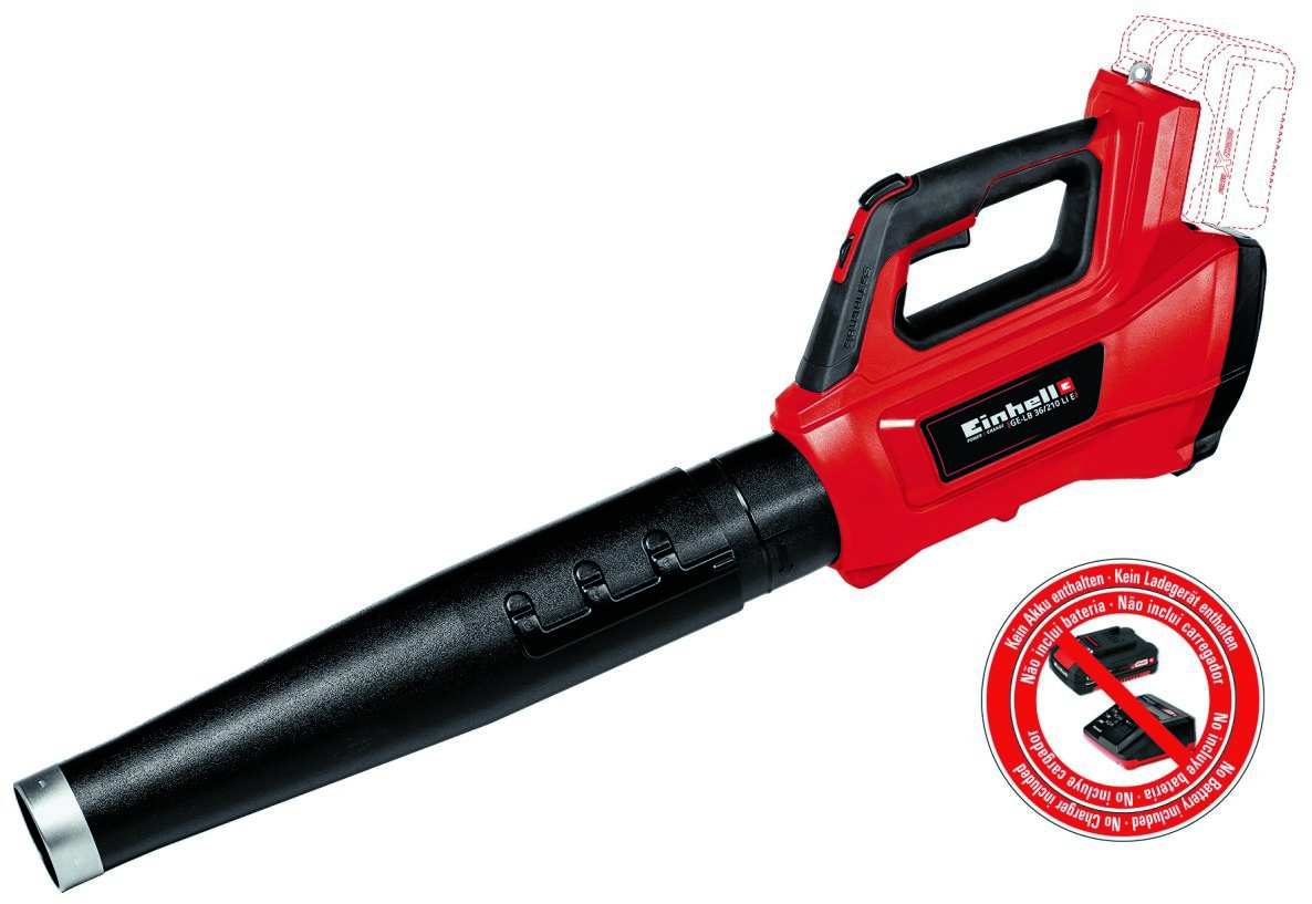 Einhell 3433620 GE-LB 36/210 Li E-Solo Cordless Leaf Blower 2 x 18 Volt excl. batteries and charger