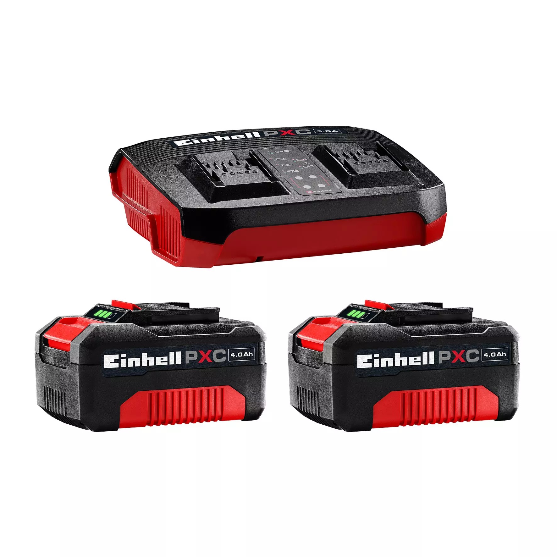 Einhell 4512112 18 V/4.0 Ah Starter Kit 2 batteries & DUO charger