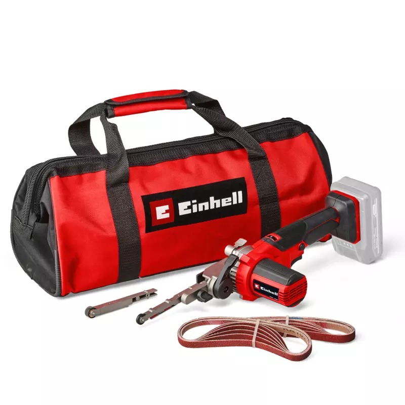 Einhell 4461000 TE-BF 18 Li Solo Accu File/Band Sander 9/13x457 mm excl. battery and charger in bag