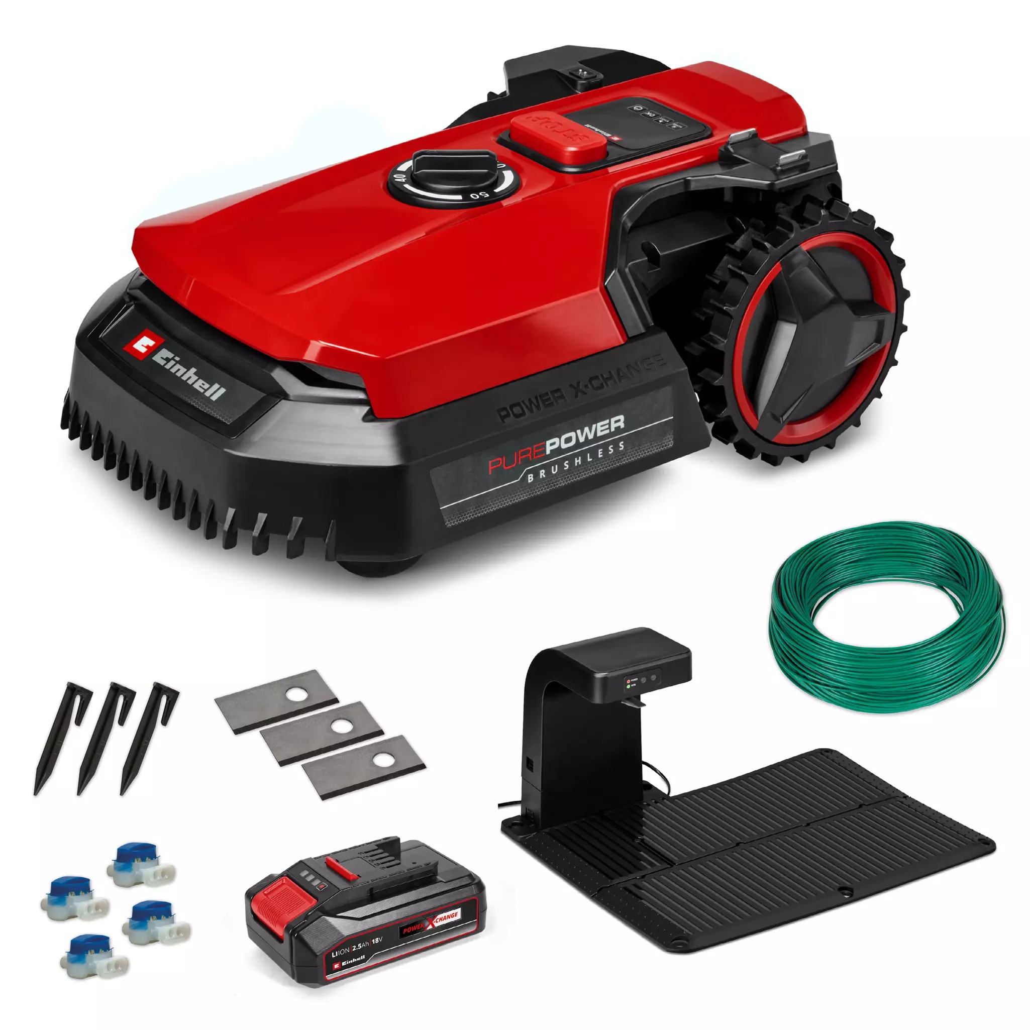 Einhell 3413935 FREELEXO 500 Li Kit Robotic mower incl. 2.5 Ah in box