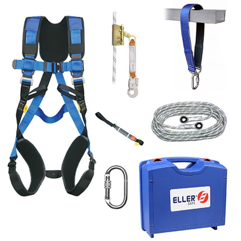 ELLERsafe FP-SET-HD-PROFI Fall protection set piched roofs Profi Size M-XL
