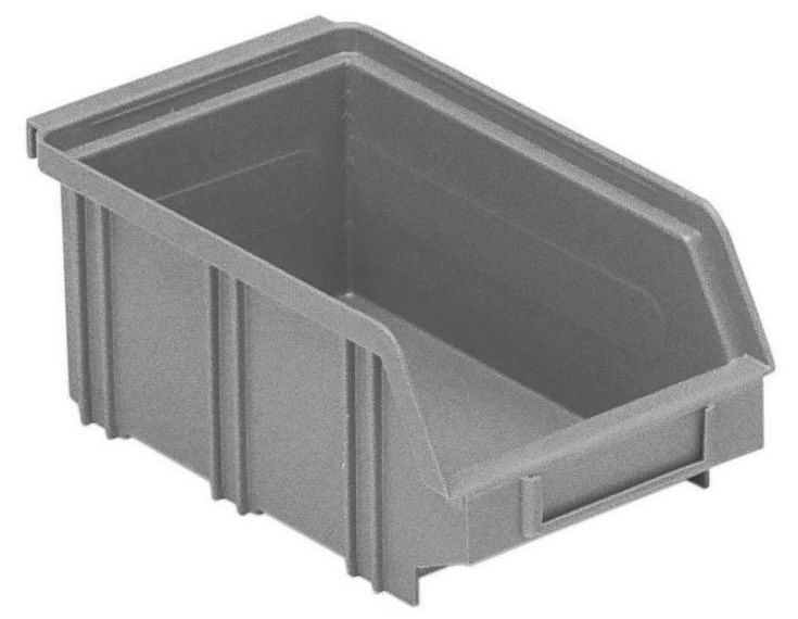 Erro 166002 Stacking bin B2 gray - 100 x 160 x 75mm
